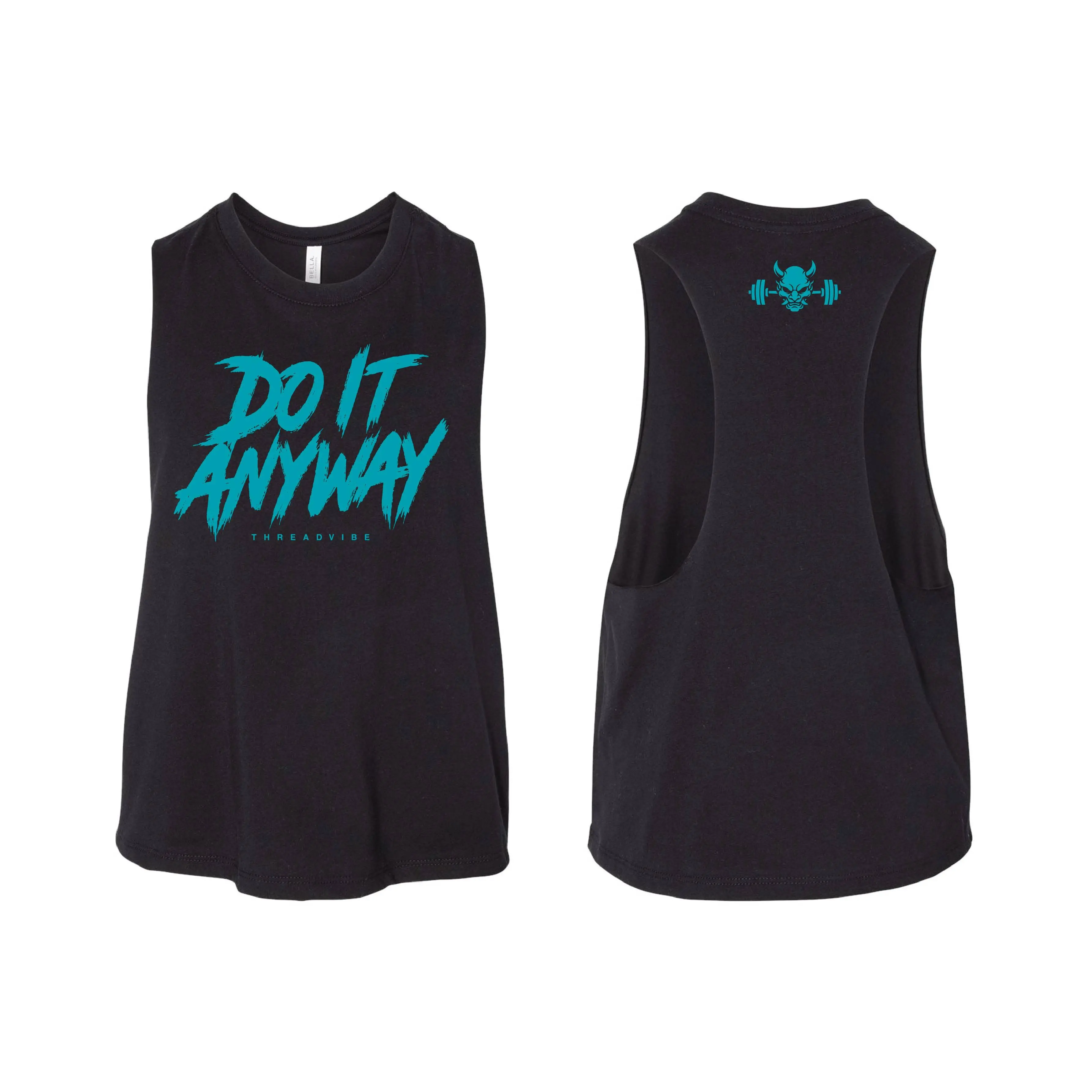 The Standard Crop Top Do It Anyway Teal