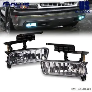 Fog Lights Bumper Lamps Fit For 99-2002 Chevy Silverado 2000-2006 Tahoe Suburban