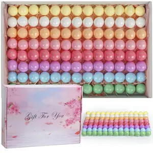 104 Pcs Aromatic Essential Oils Bath Salts Gift Set, High-End Spa Care, Body Care, Gentle, Soothing, Relaxing Bath, Perfect Anniversary/birthday Present, Ideal for Her Who Has Everything