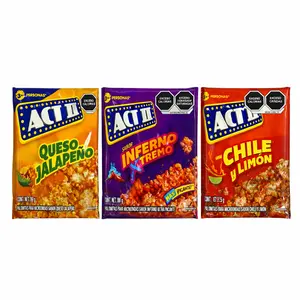 ACT II MEXICAN POPCORN - AUTHENTIC MEXICAN SNACK - PRODUCT OF MEXICO
