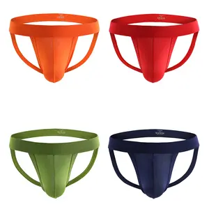 Men's  4-pack Jockstrap, Athletic Supporter, Breathable Male Workout Underwear#LGBTQ