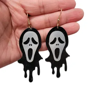 Halloween Horror Ghostface Earrings