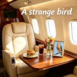 6 Inch Creative Bird Art Print, Funny Meme Style, Wooden Frame, Standable and Hangable, Home Decor, Kitchen, Office, Birthday Gift