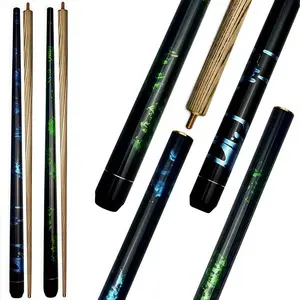 Lynk Premium Handcrafted Wooden Pool Cue 57" 19oz 10mm Tip Split Design 8/9-Ball Snooker Universal Gift for Boyfriend Girlfriend Budget-Friendly for Beginners