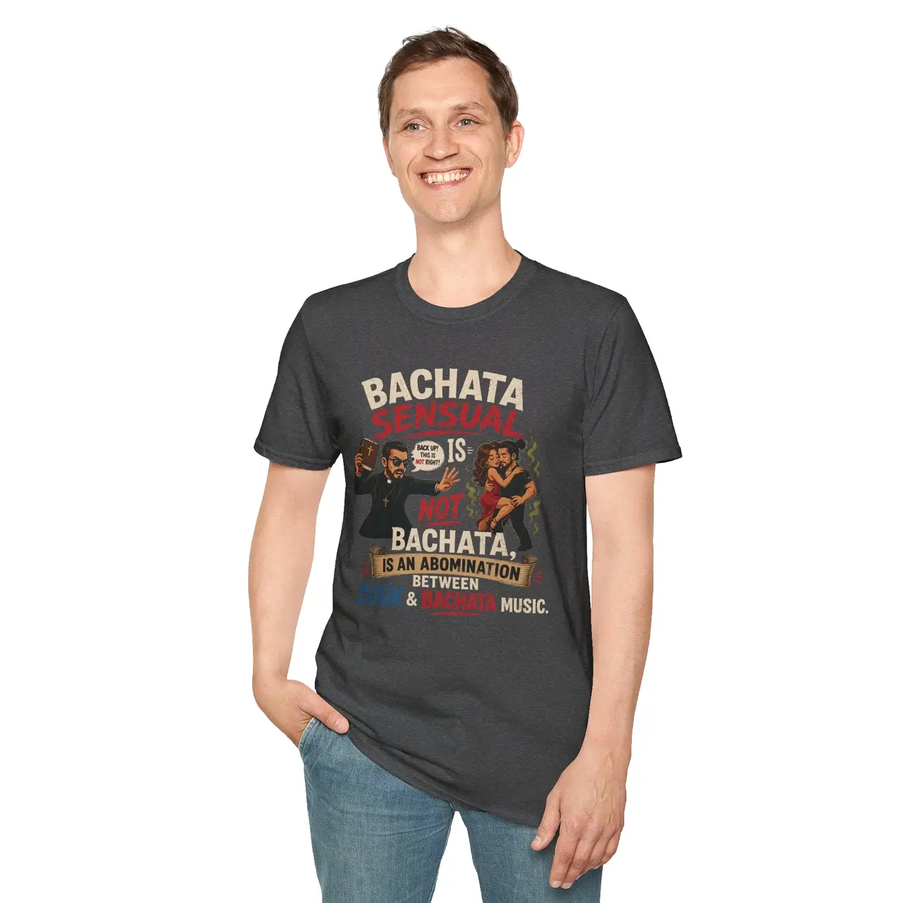 Bachata Sensual Statement T-Shirt | Bachata Dance Shirt