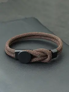 Men's Casual Nylon Rope Buckle Bracelet, Braided Bracelets, Simple Hook Outdoor Nautical Gift Idea, Perfect Present for Him, All Season Wearable Accessory