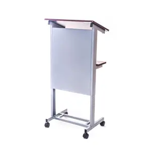 Luxor LX-ADJ-DW Wheeled Adjustable Height Podium