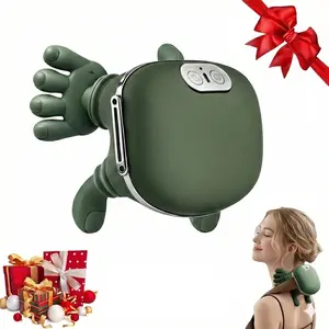 Mother's Day Gifts-Bionic Hand 3D Kneading Shoulder Massager with Soothing Heat | Wireless Portable Electric Cervical Massage | Lightweight & Adjustable Speed Settings | Best Birthday & Holiday Gift
