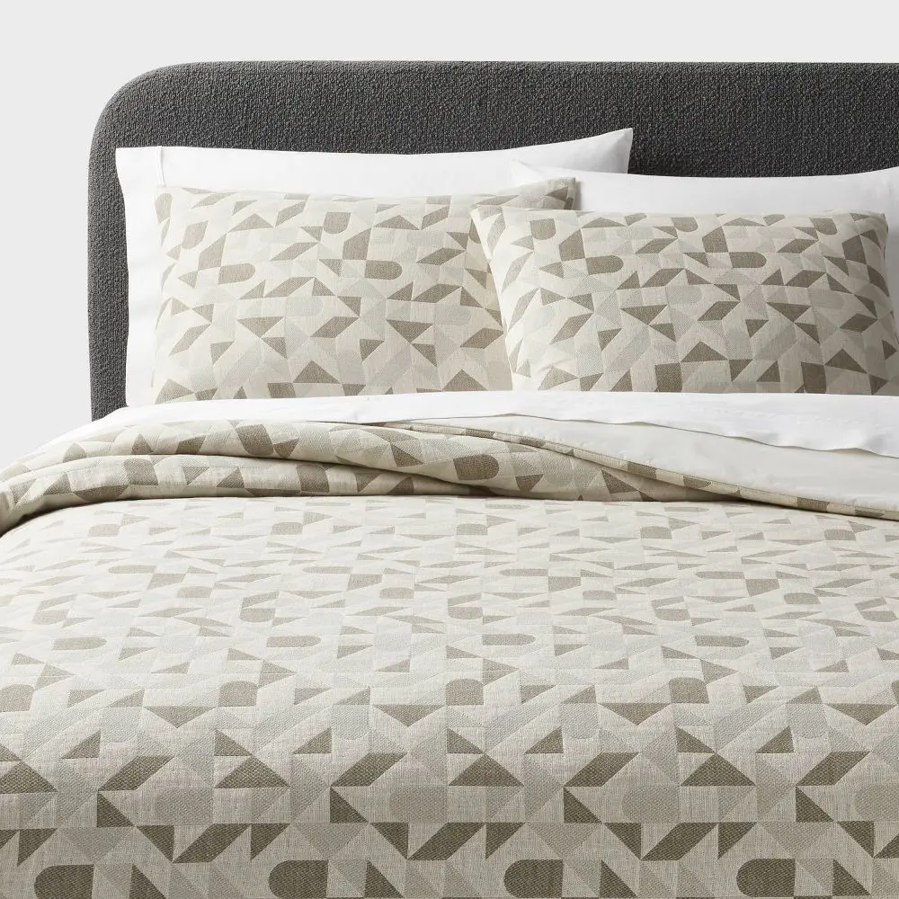 Mod Geo Matelasse Duvet Cover and Sham Set - Threshold