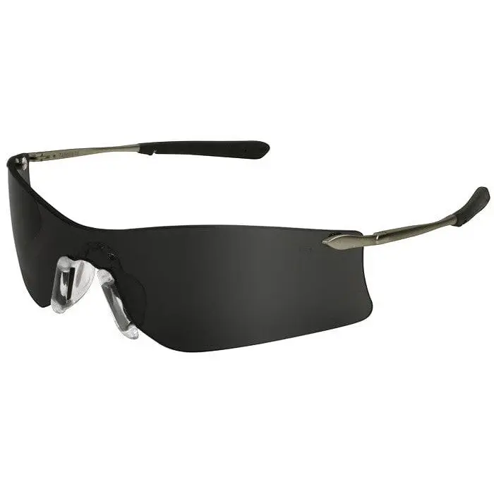 MCR Safety Rubicon T4 ANSI Z87 Compliant Construction Glasses, Gray Anti-Fog Lenses, Work Safety Gear for Home Improvement & Construction, Ansi Z87 Compliant Safety Glasses