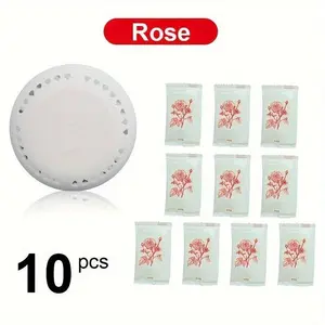 10pcs Long-Lasting Air Freshener Refills, Aromatherapy Solid Diffusers, Extra Shell Included, Home Fragrance System, Ac Vent Filter Scent