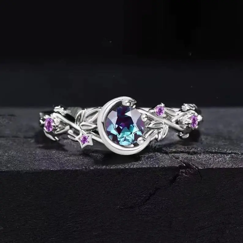 Cross border new Korean version micro inlaid ring for women in Europe and America, fashionable and simple, with zircon stones and diamonds for marriage proposal, wedding ring, and love