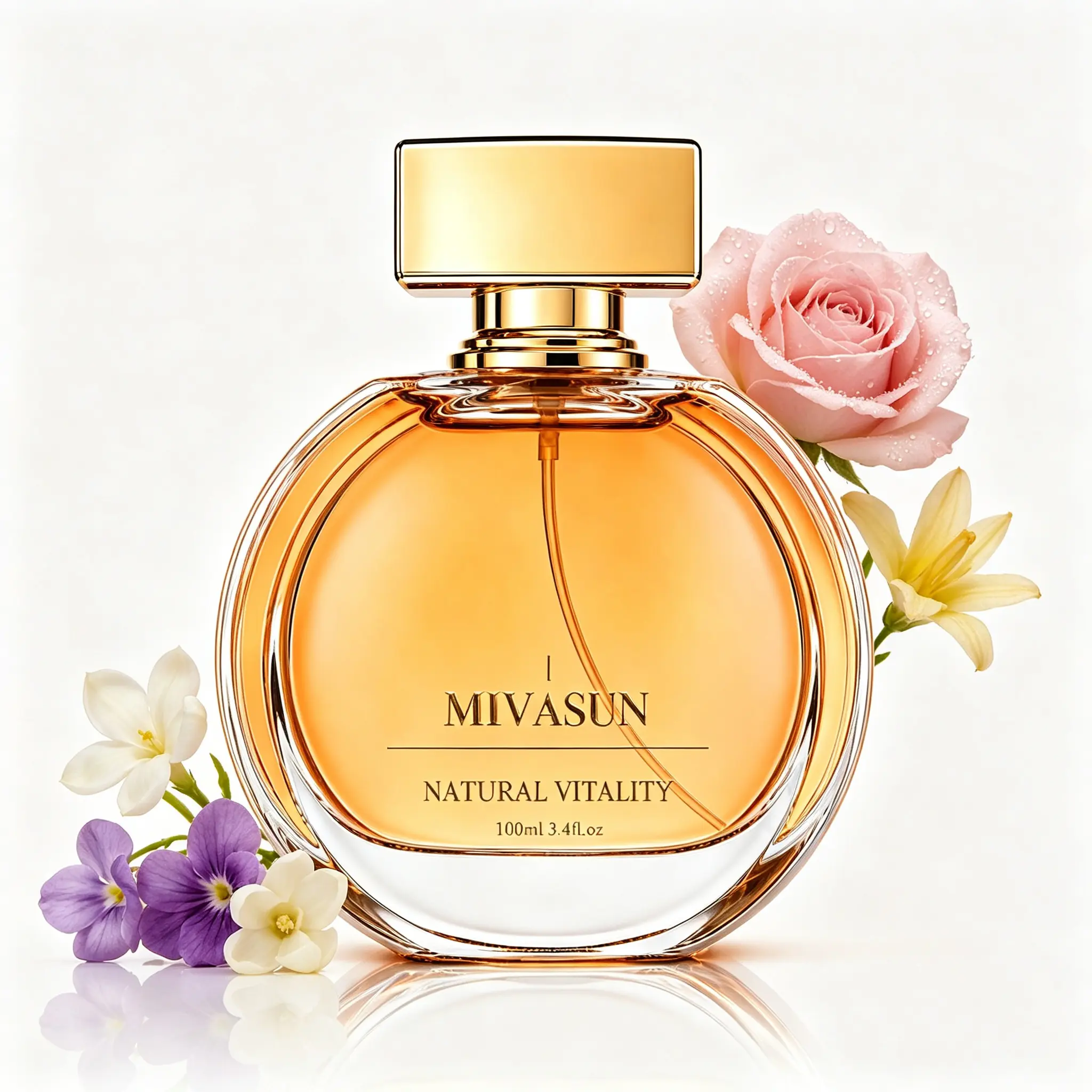 MivaSun Eau de Parfum for Women, Cruelty Free Aromatic Floral Scent with Jasmin, Long-Lasting Fragrance for Feminine Energy, 3.4 fl oz, Floral Scents Perfume, Perfumes campingessentials, Long Lasting Women Perfumes,back to school