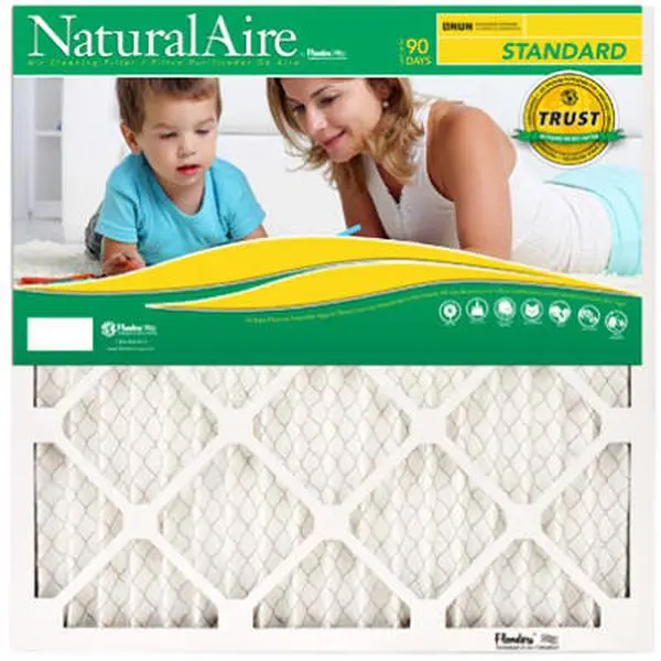 Best Air 600793 MERV 8 Rating Pleated Air Filter - 20x30 in, 100% Synthetic Wire-Backed Media, Effective Against Bacteria, 90-Day Lifespan, Clay-Coated Frame, Pack of 12, Bacteria Filter
