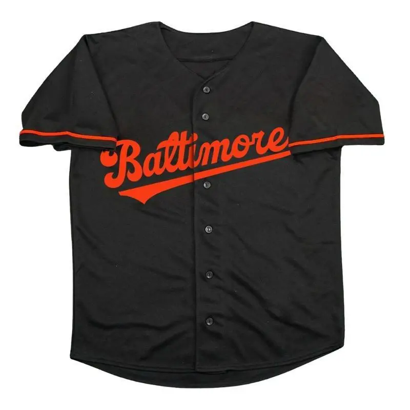 Jackson Holliday Baltimore Baseball Jersey, Classic Black & Orange #7 Design, Perfect Gift for Baseball Fans