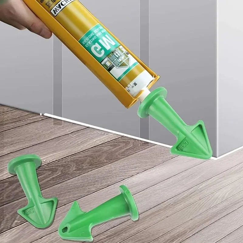 Caulk Nozzle, Silicone Caulk Applicator, Silicone Grout Caulking Tool, Sealant Nozzle Epoxy Piston Accessory For Floor Cleaning Tile Brick Joint Dirt Spatula, DIY Tools, Hand Tools