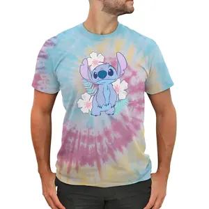 Men's Lilo & Stitch Floral Stitch T-Shirt