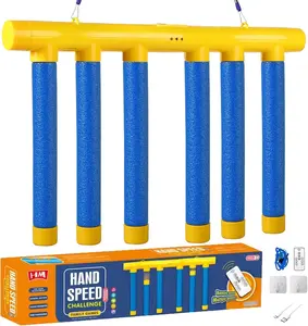 Catching Sticks Game,Catching Sticks Game Reaction Training Toy,Drop Stick Game,Sticks Game Challenge Game,Adjustable Speed Catching Game,Drop Sticks Game Challenge Game,Reflex Challenge Game (Blue) Generic