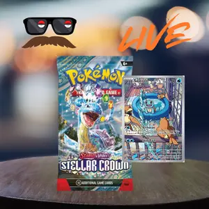 Stellar Crown Booster Pack Pokemon- Ripped Live