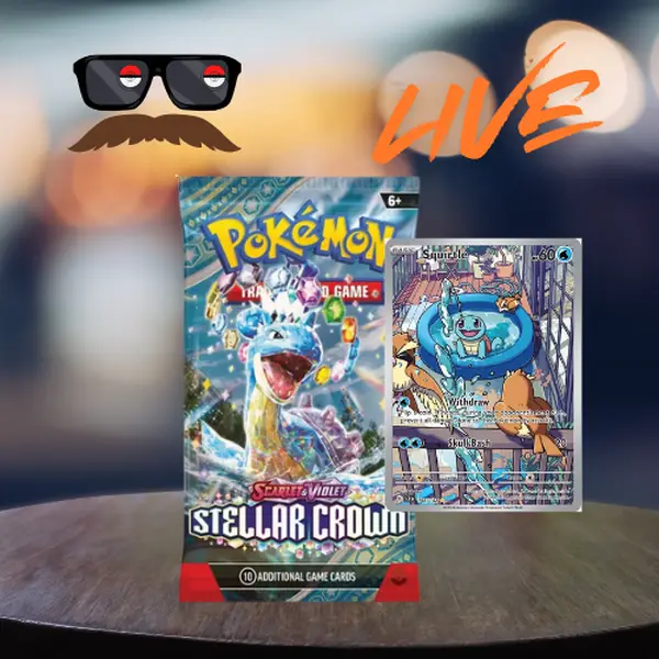 Stellar Crown Booster Pack Pokemon- Ripped Live