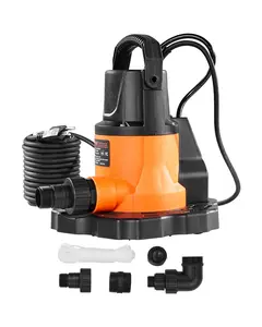 VEVOR Automatic Pool Cover Pump Submersible Swimming 0.66 HP 3200 GPH 25 ft Cord