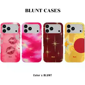 Blunt Phone Case  Smudge - Veyla - Scarleta - Zadie  Color Aesthetic iPhone Case For 17 16 15 14 13 12 11