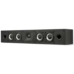 Polk Monitor XT35 Slim Center Channel Speaker - Hi-Res Audio Certified, Dolby Atmos & DTS:X Compatible, 1" Terylene Tweeter & Four 3" Dynamically Balanced Woofer, Wall-Mountable, Midnight Black Amplifier Compact Streaming Watts Smartphone