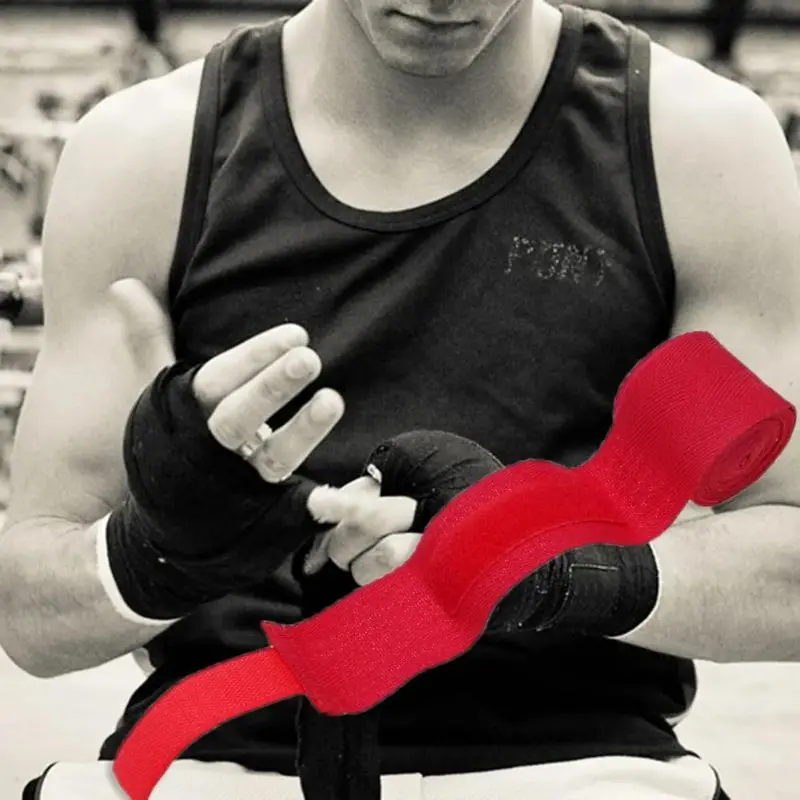 2.5m Cotton Boxing Bandage Set, Mma Gloves Bag Belt, Sports Sandal Strap, Cool Comfortable Design, Ideal for Training & Competitions, Boxing Wrap