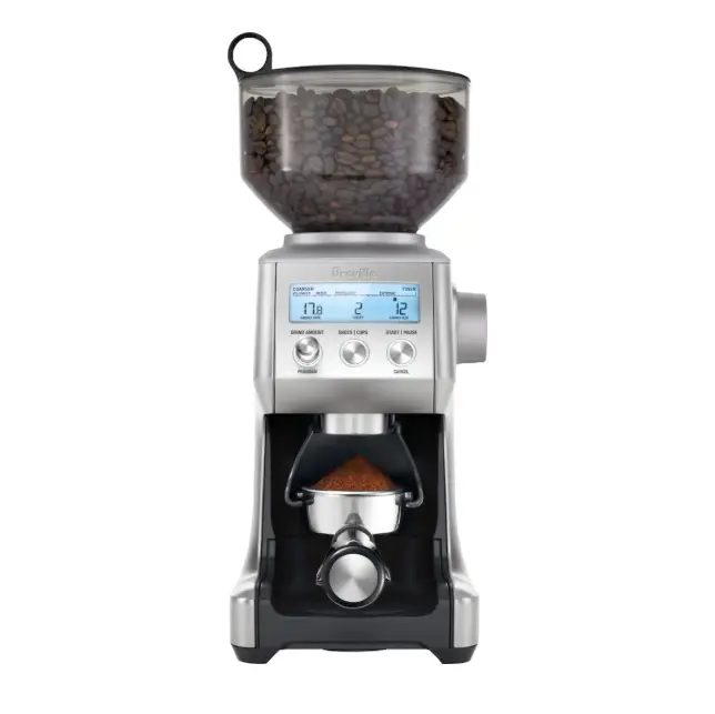 Breville Smart Grinder Pro 12-Cup Coffee Grinder, Stainless Steel Burr Grinder with Adjustable Grind Settings, Electric Coffee Bean Grinder for Espresso, Drip Coffee, French Press, Cold Brew and Home Barista Brewing