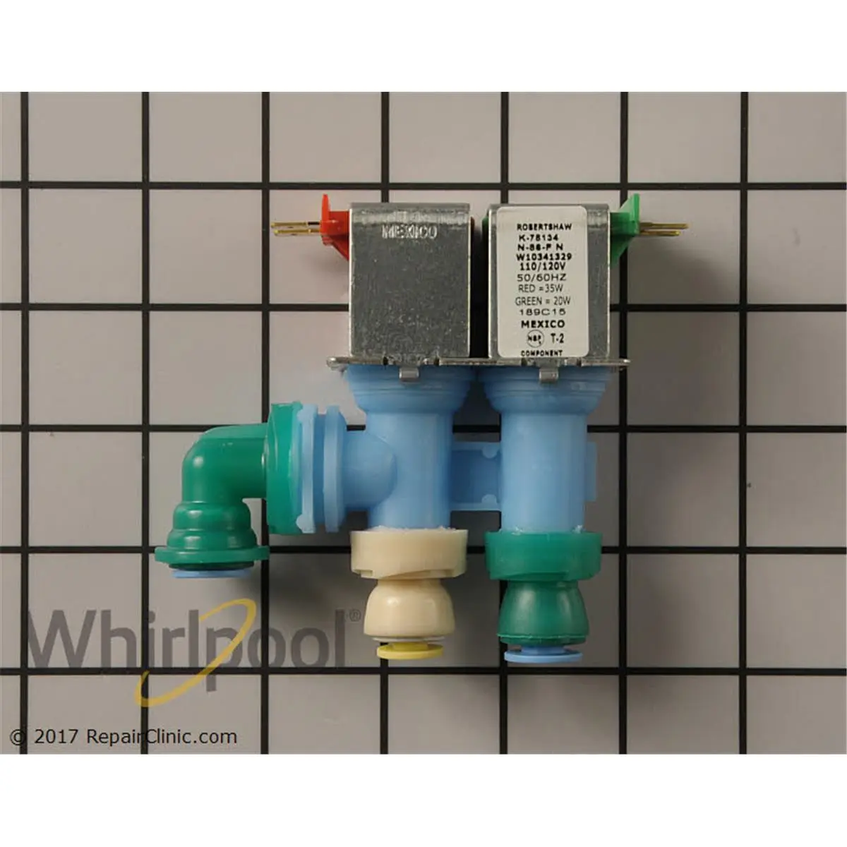 Aftermarket Appliance W10341329 Genuine OEM Water Valve
