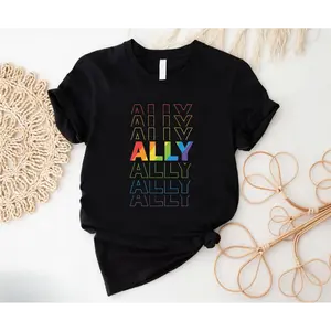 LGBTQ Ally Shirt, Love Is Love Tshirt, LGBTQ Support Gift, Trans Ally Tshirt, Pride Gift For Ally, Social Justice Tshirt, LGBTQ Pride Gift