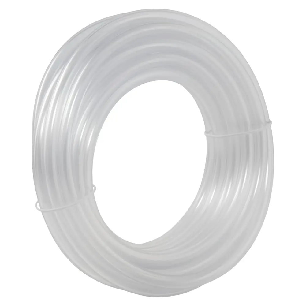 3/16 Inch ID (5/16 Inch OD) PVC Clear Vinyl Tubing, 20 Foot Length, 98562