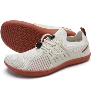 WateLves Barefoot Shoes Mens Wide Toe Walking Shoes Minimalist Cross-Trainer Shoes Zero Drop Sole Trail Running Sneakers#SpringStatements Greenish