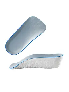 1 Pair Increase Insoles for Men & Women, Memory Foam, Lightweight Insoles, Arch Support - Suitable for Everyday Wear & Sports - Grey 2.5cm/0.98 Inch Height