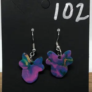 Custom Minnie Mouse Earrings
