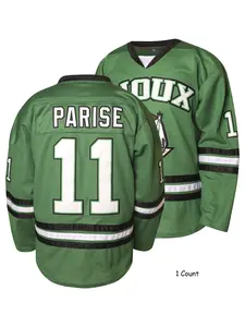 Men's Colorblock Letter & Figure Print Ice Hockey Jersey, Casual Comfy Breathable T-shirt for Daily Wear, Men's Sportswear for Indoor Outdoor Wear Athletic Shirt