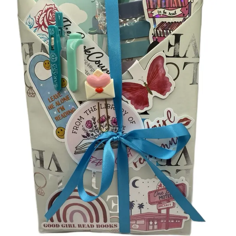 TheBookCourt Blind Date with a Book - Cozy Bookish Bundle Deluxe Gift Box for Book Lovers, Bestie Gifts, Mother's Day, Kids Box, Birthday Box, All Occ