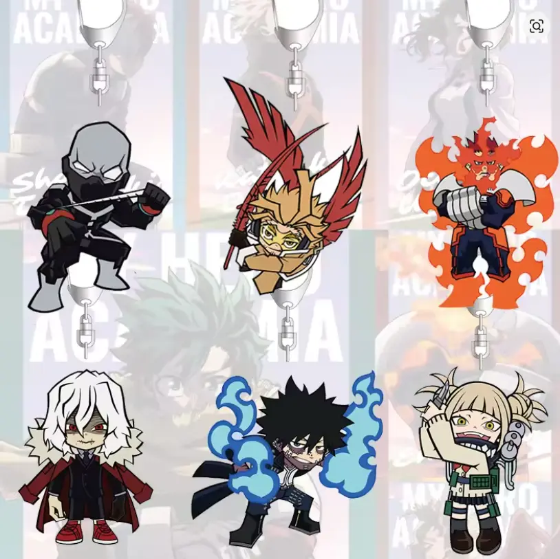 My Hero Academia Acrylic Keychains, Midoriya, All Might & Katsuki ready to level up your bag!