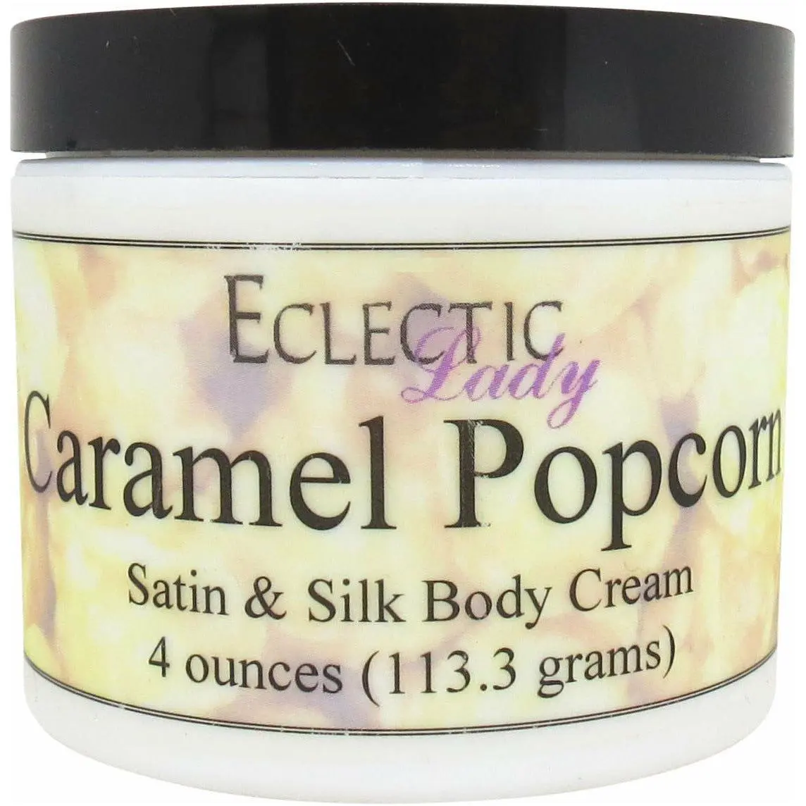 Caramel Popcorn Satin and Silk Cream,  Body Cream, Body Lotion