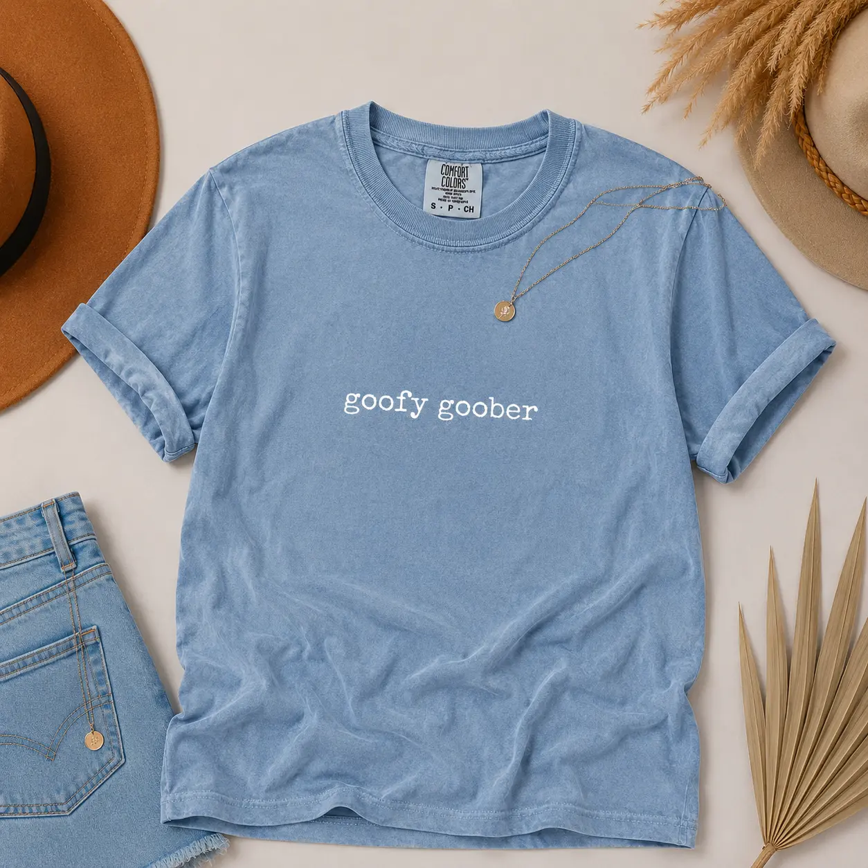 Comfort Colors Goofy Goober TShirt, Funny Viral Nostalgia Graphic Tee, Internet Meme T-Shirt, Gift for Her or Him, Trendy Throwback Vibes Tee - TrendWear USA, Shortsleeve, Casual, Cotton, Printed, Everyday, Streetwear, Top, Vintage