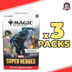 Magic The Gathering: Sleeved Play Booster Pack (x3)
