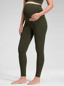CRZ YOGA Womens Butterluxe Maternity Leggings over the Belly 25"/ 28" - Workout Activewear Yoga Pregnancy Pants Buttery Soft