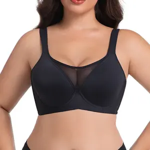 ComfyArc Hybrid Sports Bra - Activewear, Workout Bra for Plussize Women, Soft Support, Non-Padded, Unlined, Full Coverage, Wide Strap, Outside Underwire, Everyday Womenswear Fitness Clothes #summerwins