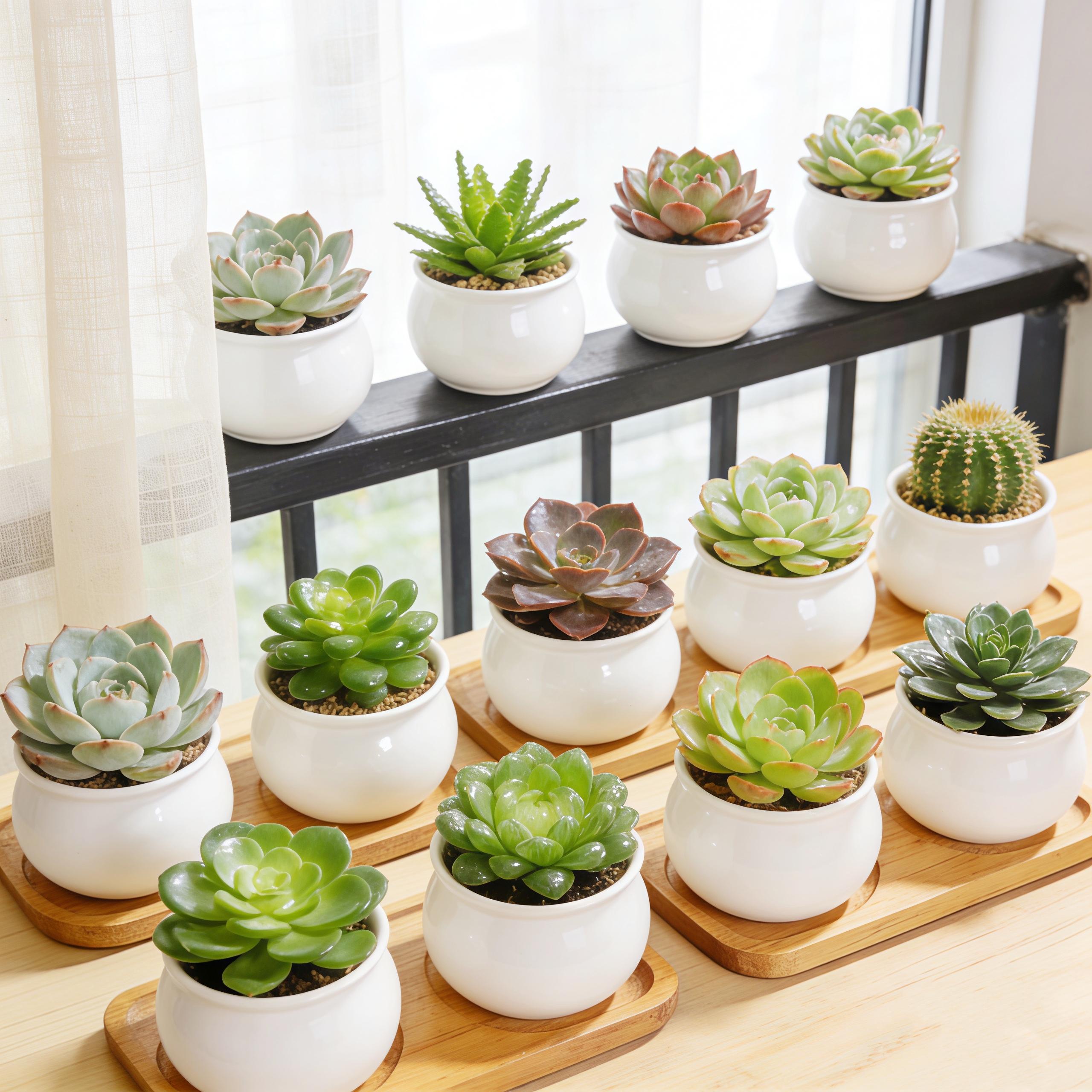 15 Rare Succulent Plants Variety Pack — Live Houseplants Collection with Rosettes & Trailing Succulents for DIY Terrarium Garden