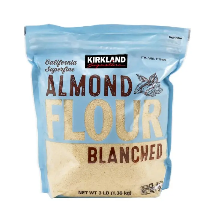 Kirkland Signature Almond Flour, 3 lbs, Gluten-Free, Good Source of Fiber, for Traditional Baking