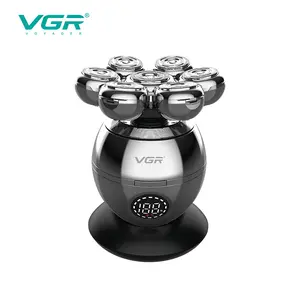 VGR 315 Head Shaver for Bald Men, 7D Floating Head Shavers for Men, Cordless Electric Razor with LED Display, Wet Dry Rechargeable Mens Head Shaver 5 in 1 Grooming Kit USB Charging