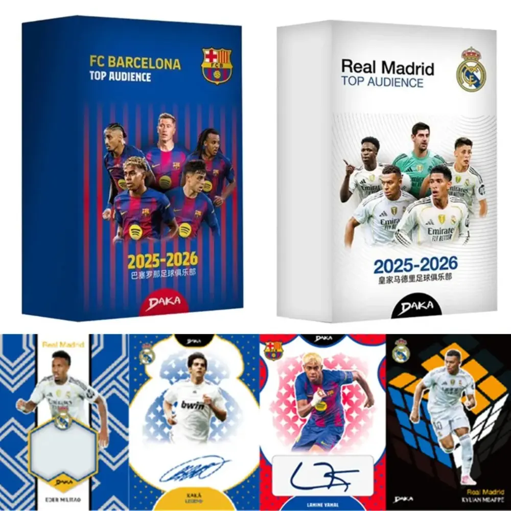 2025-26 DAKA Top Audience Real Madrid Barcelona Team Box Mbappe