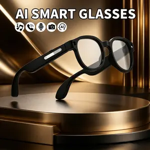 2026 Ai Multifunctional Smart Glasses, Wearable Tech Glasses, 2mp Camera, 1080P Stabilized Video, Bluetooth-compatible Voice Call, Ai Photo Recognition, Real-Time Translation, Unisex Sunglasses