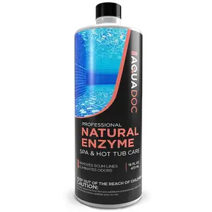MAV AquaDoc Spa Enzyme Cleaner for Hot Tubs - Natural Water Treatment and Clarifier, 16oz