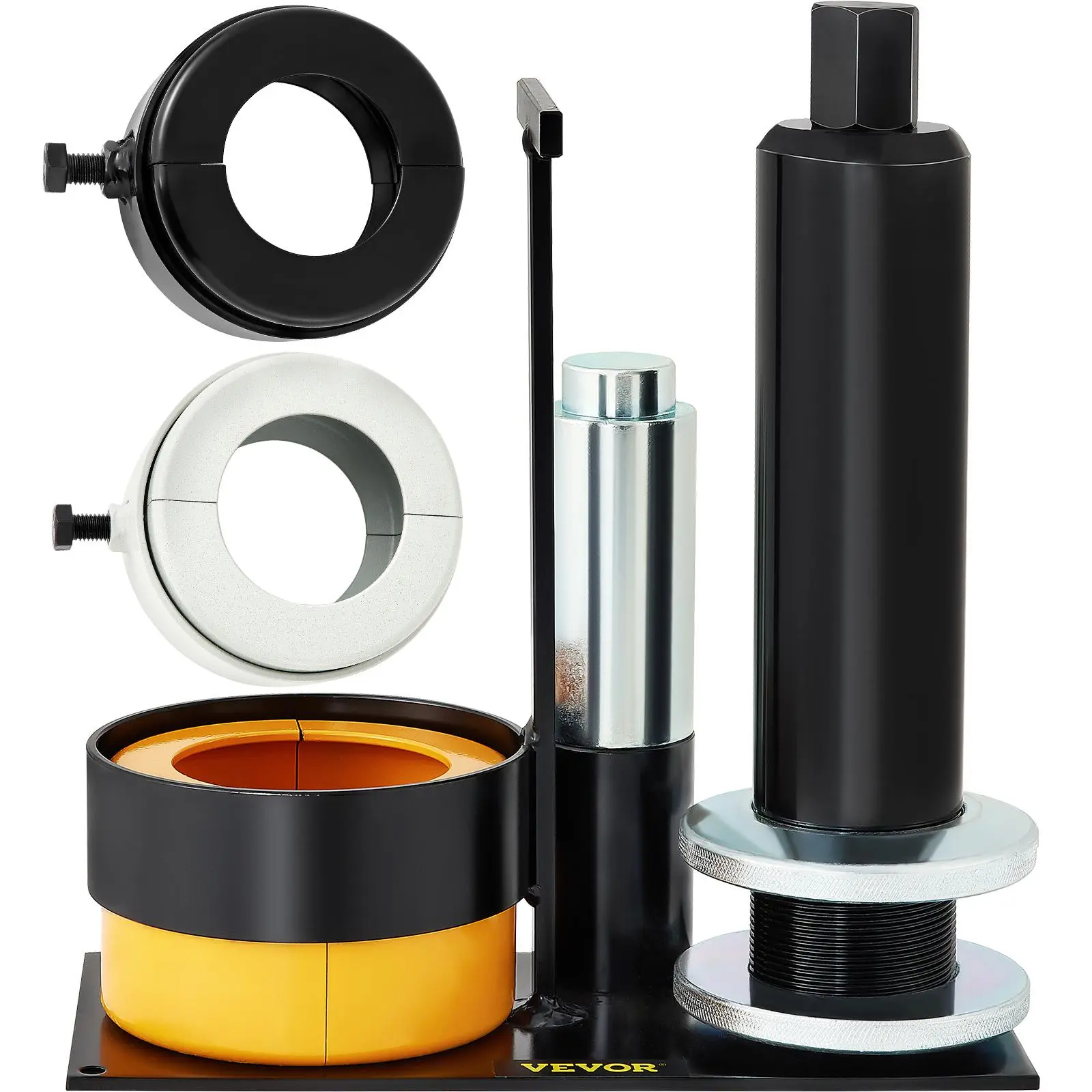VEVOR Carrier & Pinion Bearing Puller, Compatible with Dana 30,40,50,60,70, 80, Ford 10.25\" Bearings, Pinion Puller Tool with 3 Clamshells, 45# Steel Clamshell Bearing Puller for Auto Repair
